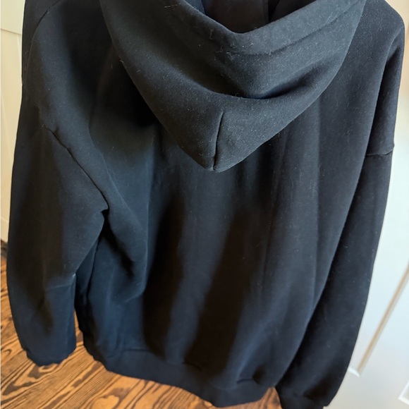 SET Black Comfrt Embroidered Black Unisex Hoodie & Sweats Like New 2 pc - Picture 7 of 11